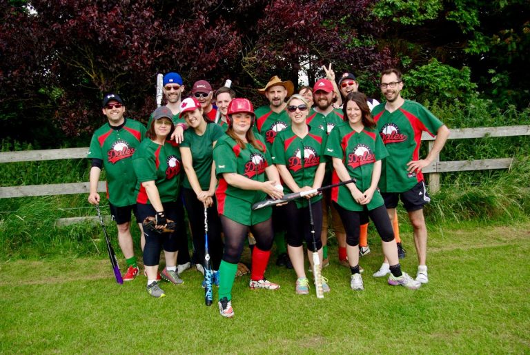 The team gathered at a June tournament