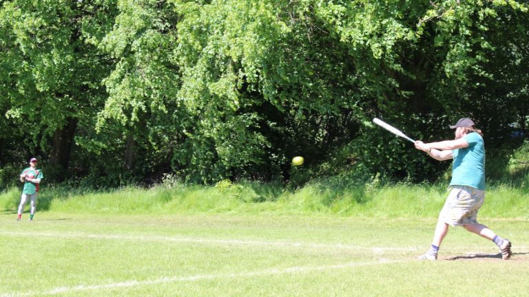 Good technique at the plate